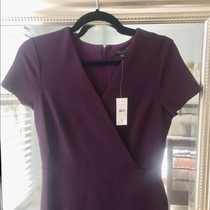 NWT Ann Taylor Purple Sheath Dress